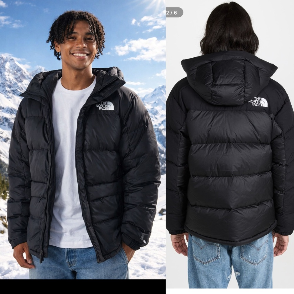 The North Face HMLYN DOWN PARKA HIMALAYAN Black Men size xl